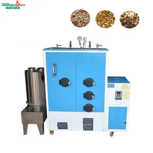 Greenvinci china commercial garment washing industry dry cleaning ironing biomass pellet wood burning steam generator machine