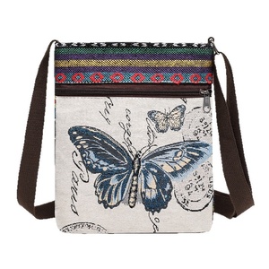 <span class=keywords><strong>Borsa</strong></span> a tracolla in tela stile etnico da donna con <span class=keywords><strong>borsa</strong></span> a tracolla ricamata - Product Image 5
