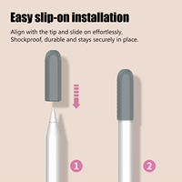 Capuchons de protection en silicone personnalisés pour pointes d'écriture, accessoires de protection pour Apple Pencil 2ème génération et 1ère génération, embouts en silicone