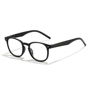Lunettes de lecture rétro 2024 pas chères, monture noire léopard, rondes, anti-lumière bleue, pour hommes et femmes - Product Image 5