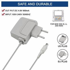 <span class=keywords><strong>Cargador</strong></span> <span class=keywords><strong>de</strong></span> juegos con enchufe europeo para <span class=keywords><strong>Nintendo</strong></span> 3DS, <span class=keywords><strong>cargador</strong></span> <span class=keywords><strong>2DS</strong></span> NDSi, adaptador <span class=keywords><strong>de</strong></span> carga, fuente <span class=keywords><strong>de</strong></span> alimentación, adaptador <span class=keywords><strong>de</strong></span> cable <span class=keywords><strong>de</strong></span> viaje NDS - Product Image 2