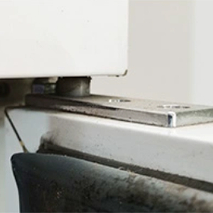 LongHey Manual Self-Closing Zinc Alloy L Shape Refrigerator Lower Door <strong>Hinge</strong> for Kitchen <strong>Fridge</strong> - Product Image 2