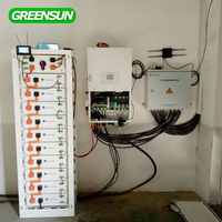 Système d'énergie solaire Deye 20 kW 30 kW avec onduleur hybride Deye pour usage domestique avec batterie au lithium