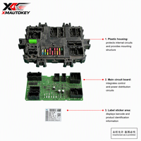 Module de commande de carrosserie (BCM) OE EU5T 14B476 AM pour Ford, boîtier de fusibles d'origine d'occasion, unité de commande du calculateur de carrosserie