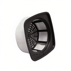Anillo de filtro con soporte para máquinas de limpieza, 100 mm de diámetro, plástico negro - Product Image 2