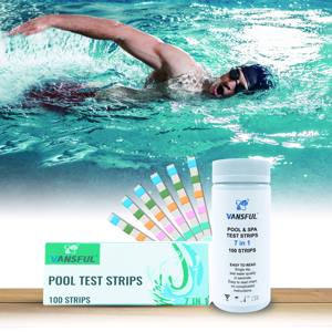 Vente chaude 7 en 1 Bandelettes de <span class=keywords><strong>test</strong></span> de <span class=keywords><strong>piscine</strong></span> et de spa <span class=keywords><strong>Bandelette</strong></span> de <span class=keywords><strong>test</strong></span> de <span class=keywords><strong>chlore</strong></span> de <span class=keywords><strong>piscine</strong></span> pour bains à remous 100 pièces - Product Image 4