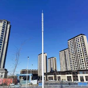 Maßgefertigter Shenghong 15M-50M Mehr als 50 Jahre Höhe Feuerverzinkter Stahlrohrmast Telekommunikationsturm <span class=keywords><strong>Monopole</strong></span> Einzelturm - Product Image 5