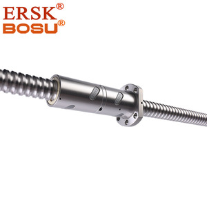 Husillo de Bolas ERK de 25 mm, Precisión <span class=keywords><strong>C5</strong></span> con Tuerca de Bolas DFU2505, Rodamiento de Alta Calidad, Longitud de <span class=keywords><strong>3000</strong></span>-7000 mm con Certificado CE - Product Image 2
