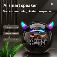 G9 Deviruchi untuk Speaker V5.1 AI Smart Audio Kontrol Suara Jam Alarm Desktop Kartu Hadiah Subwoofer HIFI