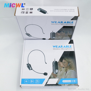 Sistema de <span class=keywords><strong>micrófono</strong></span> de auriculares inalámbricos portátiles, Mini transmisor de 3,5mm y 6,5mm para enseñar, mezclador de teléfono móvil, amplificador, <span class=keywords><strong>diadema</strong></span> - Product Image 2