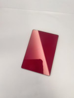 2mm Thickness Optical Hoya R-62 Hb610 Rg610 Red Filters Glass 85% Light Transmittance for Camera & Lighting with Hole