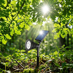 <span class=keywords><strong>Lampe</strong></span> <span class=keywords><strong>solaire</strong></span> de jardin RGB à quatre LED, lampadaire <span class=keywords><strong>solaire</strong></span> RGB pour pelouse, jardin, allée, OEM, ODM, marque privée, vente en gros - Product Image 5