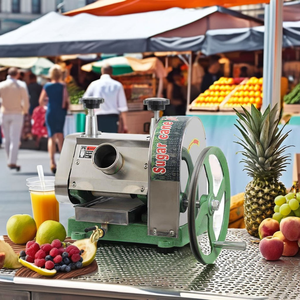 เครื่องสกัดน้ำอ้อยไฟฟ้าสำหรับอุตสาหกรรมและพาณิชย์ สแตนเลส 304 แรงดันไฟฟ้า 220/380V รับประกัน 1 ปี - Product Image 4