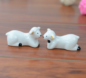 Upclayhome Pris De Steak Restaurant Personnalisé Noir Angus Taureau Vache En Céramique Animal Logo Baguettes Titulaire - Product Image 4