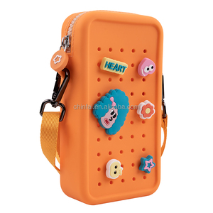 À la mode Bonbons Motif Silicone <span class=keywords><strong>Smartphone</strong></span> Pochettes Femmes Sacs À Bandoulière Fermeture Éclair Anti-Vol Caractéristique Portable Téléphone Portable - Product Image 5