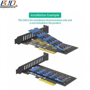 محول جديد PCI-e Express 4X إلى NGFF <span class=keywords><strong>M</strong></span>.<span class=keywords><strong>2</strong></span> محول مفتاح-<span class=keywords><strong>M</strong></span> io sour sm2 NVME d بطاقة محول في المخزن - Product Image 4