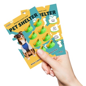 Sample Pet Event Scratch Cards Custom High <strong>Returns</strong> Promotions <strong>Factory</strong> Free <strong>Design</strong> Scratch-Off Game Win - Product Image 5
