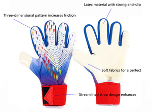 NQ SPORTS <span class=keywords><strong>Gardien</strong></span> <span class=keywords><strong>de</strong></span> but professionnel Football <span class=keywords><strong>Grip</strong></span> <span class=keywords><strong>Mode</strong></span> pas cher Sport pour Football Latex <span class=keywords><strong>Gants</strong></span> <span class=keywords><strong>de</strong></span> Football à vendre Enfants Hommes - Product Image 4