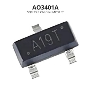 AO3401A <span class=keywords><strong>MOsfet</strong></span> ช่อง SOT-23 <span class=keywords><strong>P</strong></span> สำหรับสวิตช์ด้านข้างสูงและการป้องกันด้านหลัง - Product Image 1