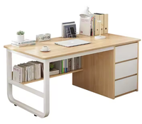 Chaise de bureau moderne en bois conçu sur mesure ensemble de meubles bureau de direction réglable Home Boss avec ordinateur étude et tiroir