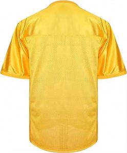 T-shirt en maille coupe ample style streetwear avec logo personnalisé, sérigraphié, maillot de football américain à manches courtes, séchage rapide - Product Image 5