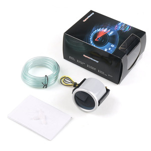 หน้าปัดรถยนต์ขนาด 52 มม. 2 นิ้ว สีด้านแบบมีแสง  แบบยูนิเวอร์แซล 12V สำหรับมาตรวัดรถยนต์ สำหรับมาตรวัดเทอร์โบชาร์จเจอร์แบบเรซซิ่ง  มาตรวัดแรงดัน PSI - Product Image 4