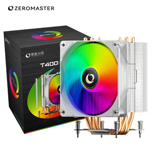 Enfriador de Aire para CPU Zeromaster con 4 Tubos de Calor, Ventilador Silencioso PWM de 120 mm para PC Gaming, Ventilador RGB PWM con Efecto de Iluminación LED Vibrante - Product Image 1