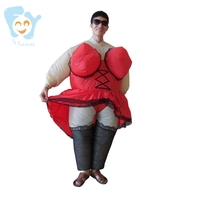 Unisex Halloween Cosplay Lustiges Aufblasbares Sexy Kostüm – Plus Size Partydekoration für Neujahr & Ostern