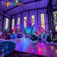 Manège Thème Parc d'Attractions Grand Modèle Pieuvre à 5 Bras 40 Places avec Vitesse Réglable pour Usage Commercial Extérieur