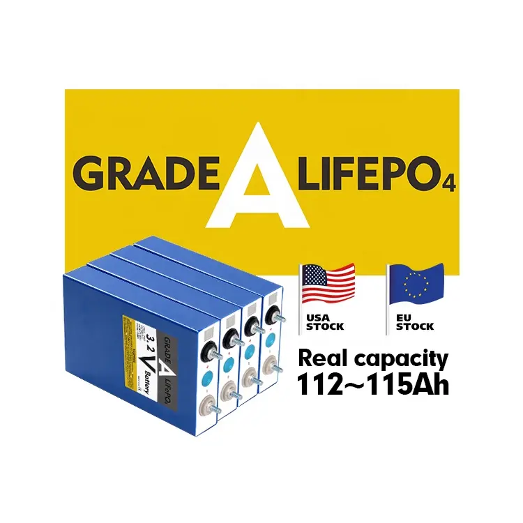 Apexium A Grade baru 5000 Cycle Lifepo4 LF105 prismatik kualitas terbaik sel 3.2v 105Ah baterai Lithium Ion