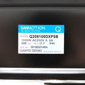 Moteur servo AC Sanyo Denki Q2AA08100DXP5B 800W d'origine pour l'automatisation industrielle - Product Image 3