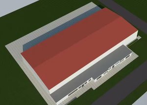 Entrepôt et <span class=keywords><strong>hangar</strong></span> d'avions en structure métallique pour atelier et bâtiment de bureaux, conception préfabriquée avec couleur personnalisée - Product Image 5