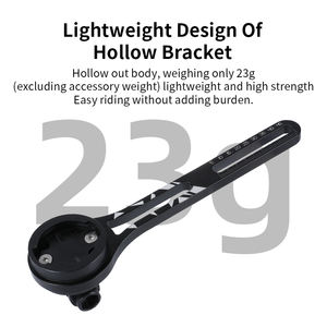 Compteur de vitesse intégré pour vélo, odomètre, chronomètre, support <span class=keywords><strong>GPS</strong></span> pour guidon de vélo de route, support d'ordinateur pour <span class=keywords><strong>Garmin</strong></span> / Bryton - Product Image 5