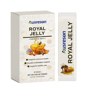 Ausreson OEM Origin 100% Pure Nature Royal Jelly Compléments Alimentaires pour Adultes Soutien Immunitaire <span class=keywords><strong>Gelée</strong></span> <span class=keywords><strong>Royale</strong></span> Miel Bon <span class=keywords><strong>Sommeil</strong></span> <span class=keywords><strong>Gelée</strong></span> <span class=keywords><strong>Royale</strong></span> - Product Image 1