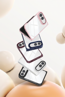Coque de téléphone transparente à dos plat, anti-rayures, anti-taches, avec cadre à couverture intégrale et alignement parfait, couleurs assorties, pour iPhone Duo
