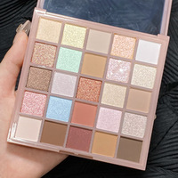 Großhandel 25 Farbe Matt Lidschatten Schweiß feste Lidschatten-Palette Hochwertige Private Label Pigmentierte Lidschatten-Palette