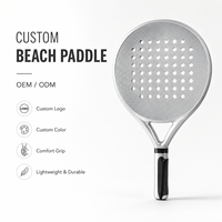 Raquette de Padel de Plage Personnalisée 2026 Légère et Durable en Carbone 24K de Haute Qualité avec Housse en Tissu Oxford pour Sport Professionnel en Extérieur