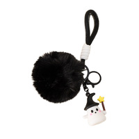 Porte-clés et pendentif de sac en peluche souple, motif monstre mignon, citrouille et fantôme, style européen et américain, best-seller transfrontalier pour Halloween