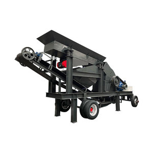 Concasseur à marteaux diesel portable 30tph PC 800x600, petite machine mobile de concassage de roche - Product Image 1