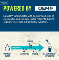 Poudre d'hydratation beauté et santé aux électrolytes de citron et de lime pour adultes, certifiée Halal, OEM/ODM