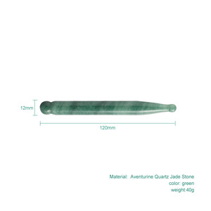 Herramienta de belleza de uso doméstico, masajeador de Aventurina Natural, cabezal Facial, piedra de Jade, pluma de acupuntura - Product Image 4