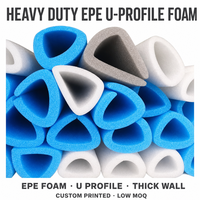 Mousse EPE profil U haute résistance pour la protection des bords des caisses en bois, épaisseur, longueur et largeur personnalisées, faible MOQ