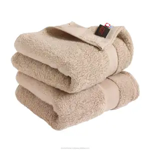 [Wholesale Products] HIORIE Imabari brand towel Cotton 100% HOTEL'S Grand Hand Towel 34cm*80cm 130g 400GSM Supima Cotton Beige