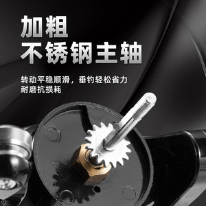 <span class=keywords><strong>Moulinet</strong></span> Spinning Tout Métal pour Gaucher, Best-seller Transfrontalier, Spécial Lancer <span class=keywords><strong>Longue</strong></span> <span class=keywords><strong>Distance</strong></span> pour Cannes de Mer et Pêche depuis le Côté. - Product Image 3