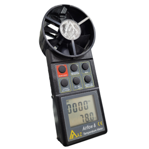 TTLTES 8906 EB เครื่องวัดความเร็วลมและอุณหภูมิ 0.4~30 เมตร/วินาที; 80~5900 ฟุตต่อเมตร - Product Image 4