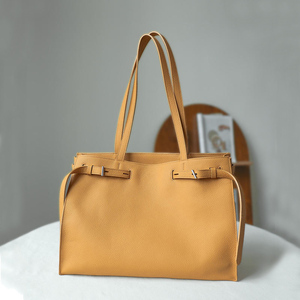 High Quality Women's <strong>Laptop</strong> <strong>Bag</strong> Full Grain Cowhide Totes Handbag Luxury Genuine Leather Shoulder <strong>Bag</strong> Large Capacity for <strong>Ladies</strong> - Product Image 2