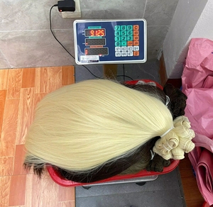 Extensions de cheveux humains vietnamiens de 8 à 32 pouces, double trame, lisses naturels, vierges, bruts, en lots, prix d'usine - Product Image 1