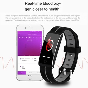 F10 <span class=keywords><strong>Android</strong></span> Vòng đeo tay thông minh IPS Màn hình màu tập thể dục Meter Heart Rate huyết áp giám sát sức khỏe nhắc nhở IP68 không thấm nước - Product Image 3