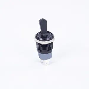 16mm ring Led latching momentary Waterproof Stainless Steel toggle push button switch