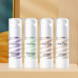 Base de Maquillaje Líquida con Nicotinamida SADOER Cosmetics, Larga Duración, Hidratante, <span class=keywords><strong>Corrector</strong></span>, Blanqueadora, Resistente al Agua, Tamaño Viaje <span class=keywords><strong>para</strong></span> Mujer - Product Image 1